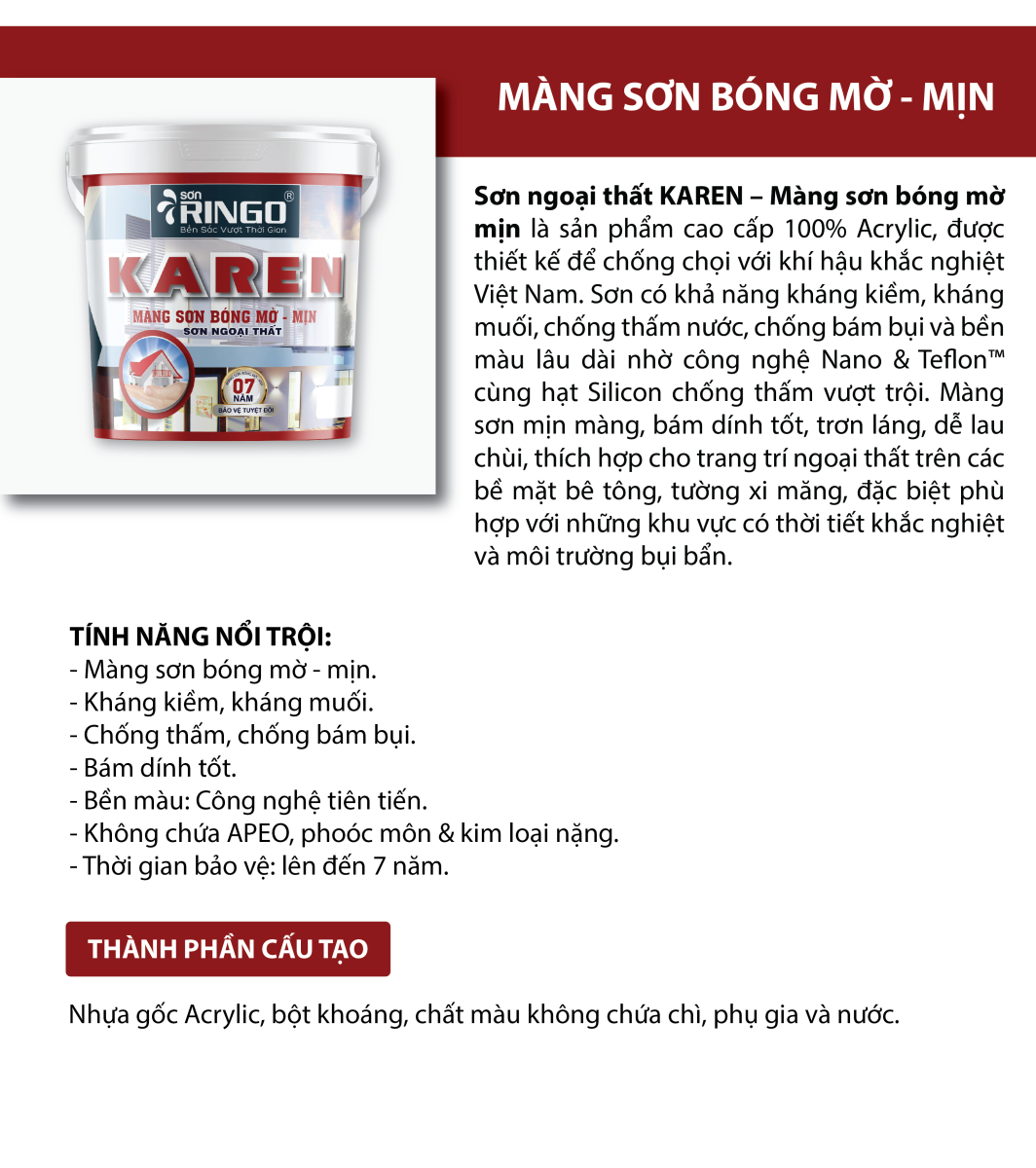 màng sơn sáng bóng