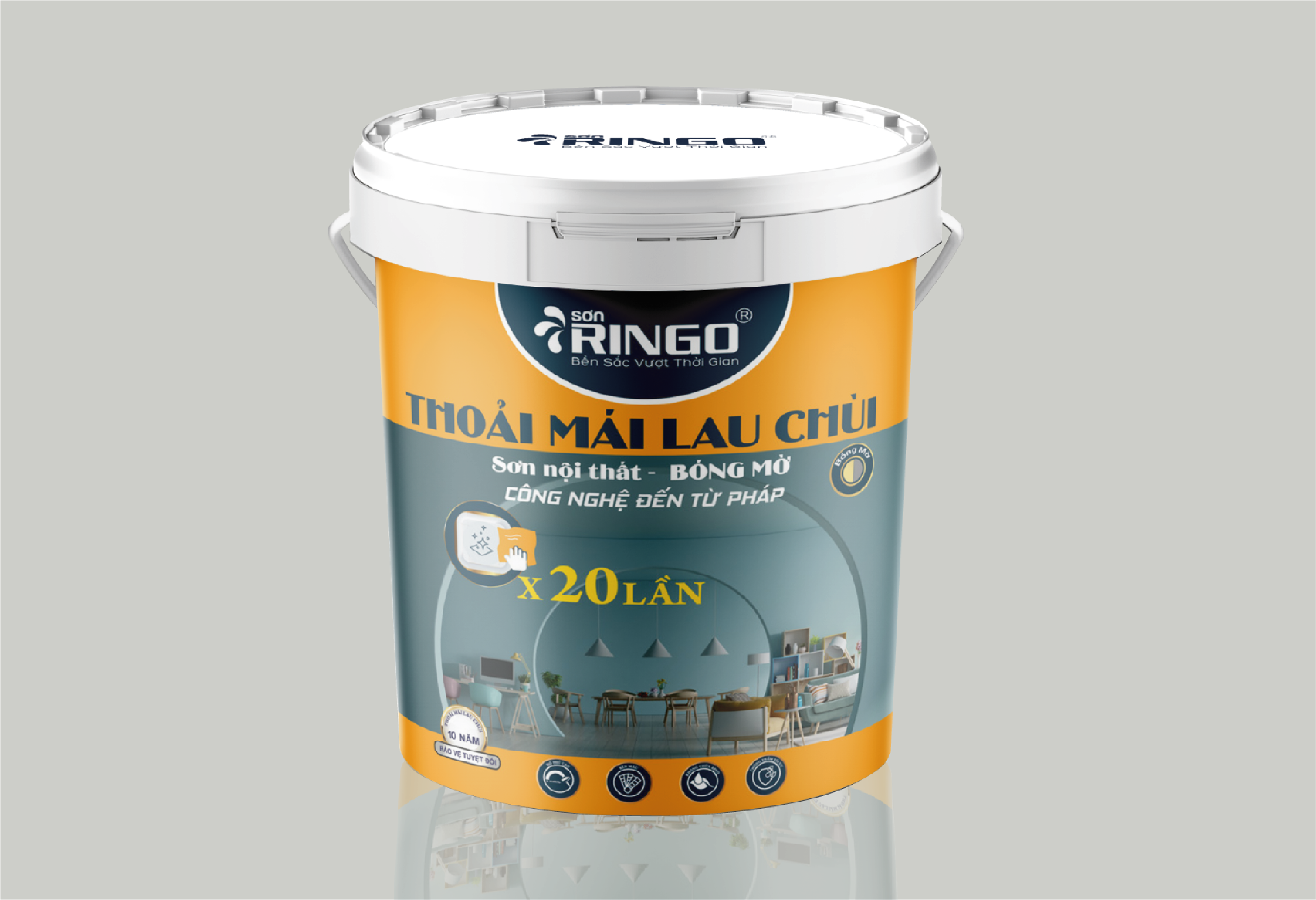 Thoải Mái Lau Chùi x20 Lần